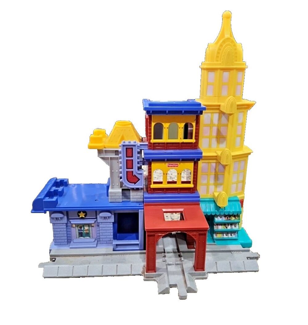 Fisher Price GeoTrax Big City Lights Center Crane 2006 Lights/Sound Not Working